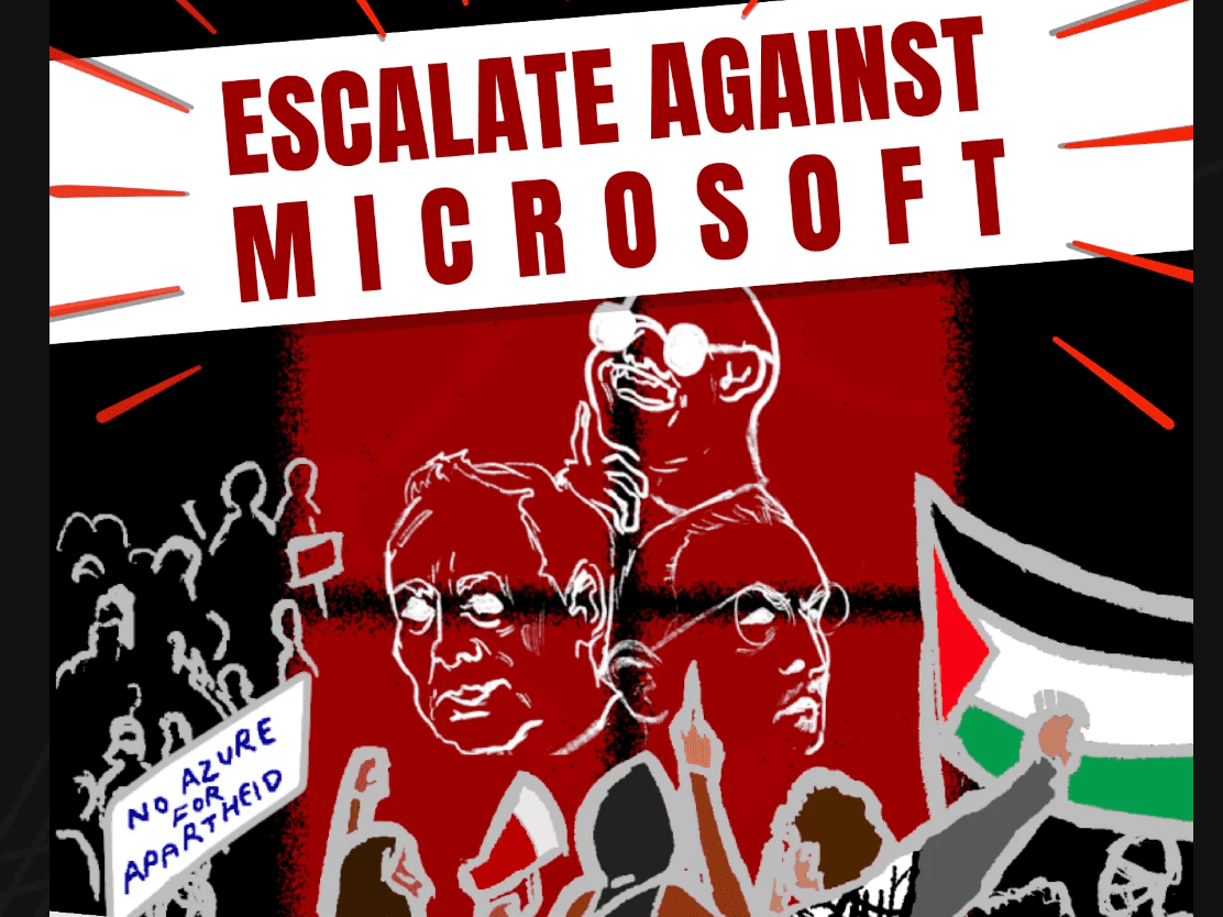 Сотрудники Microsoft устроили акцию протеста из-за контрактов корпорации с правительством Израиля