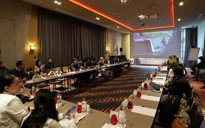 Global experts and partners at the Huawei ICT Sustainability Roundtable at MWC 2025