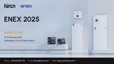 Hinen to showcase at ENEX 2025