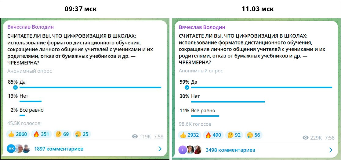 Председатель Госдумы задался риторическим вопросом о дистанционном обучении детей