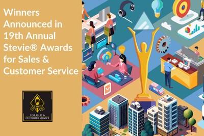 Winners in the 2025 Stevie Awards for Sales & Customer Service have been announced. More than 2,100 nominations from organizations of all sizes and in virtually every industry, in 45 nations and territories, were evaluated in this year’s competition. Stevie winners were determined by the average scores of more than 170 professionals worldwide on seven specialized juries.